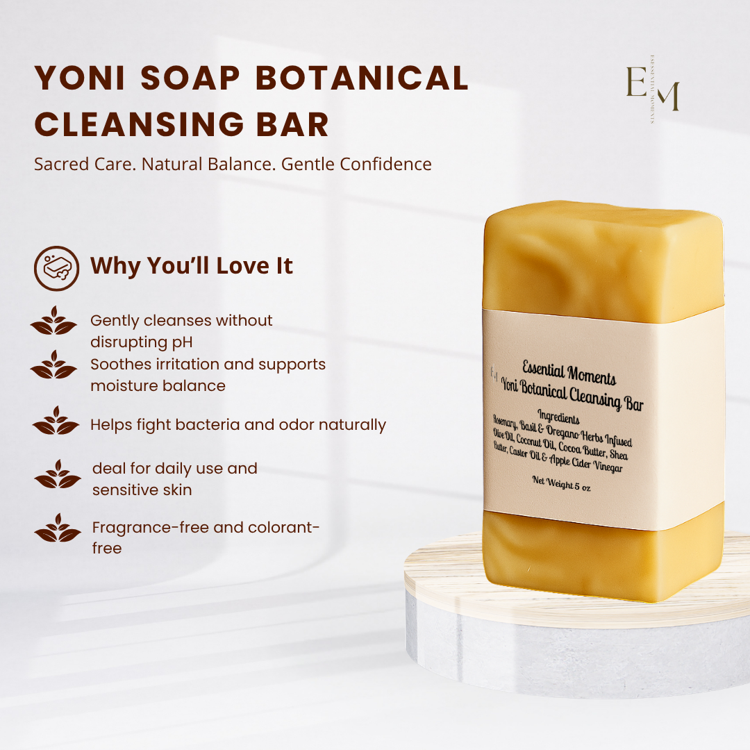Yoni Botanical Cleaning Bar - Essential Moments